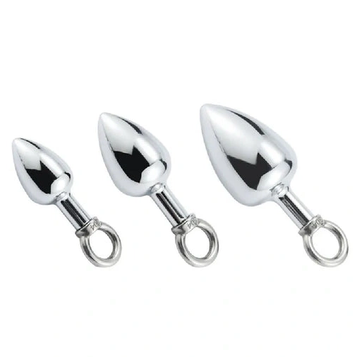 Anal Hooks Anal 4663 Cock Stainless with DiscreetChoice Set Steel Hook Ring 0904